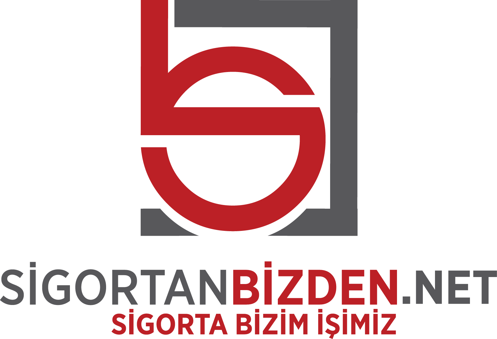 sigortanbizden.net logosu S ve B harflerinin birleiminden olumaktadr.